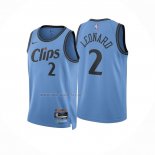 Camiseta Los Angeles Clippers Kawhi Leonard NO 2 Ciudad 2024-25 Azul